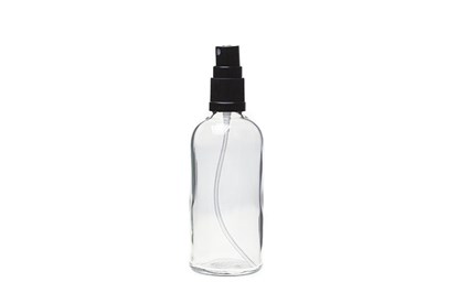 Obrázok pre výrobcu Sklenená fľaštička s rozprašovačom 100 ml - číra