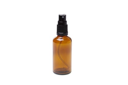 Obrázok pre výrobcu Sklenená fľaštička s rozprašovačom 50 ml - hnedá