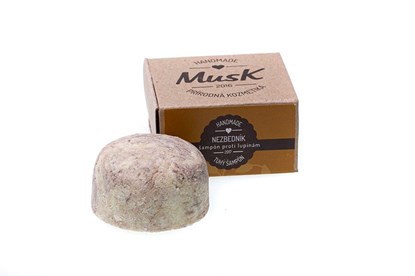 Obrázok pre výrobcu Tuhý šampón MusK 40 g - proti lupinám (NEZBEDNÍK)