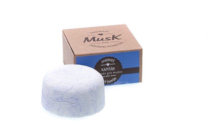 Obrázok pre výrobcu Tuhý šampón MusK 80 g - pánsky (KAPITÁN)