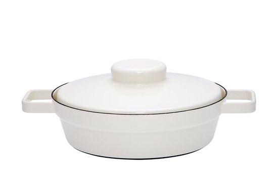 Smaltovaná aroma panvica s pokrievkou - 24 cm - rôzne farby