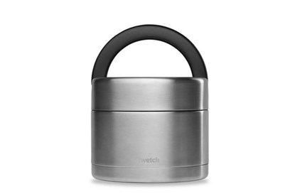 Obrázok pre výrobcu Okrúhly nerezový termo obedár Qwetch - 850 ml - strieborný