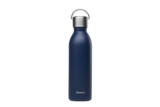 Termo fľaša Qwetch "Active" - 600 ml - modrá