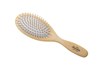 Buková pneu kefa na vlasy s drevenými ostňami - 9-radová