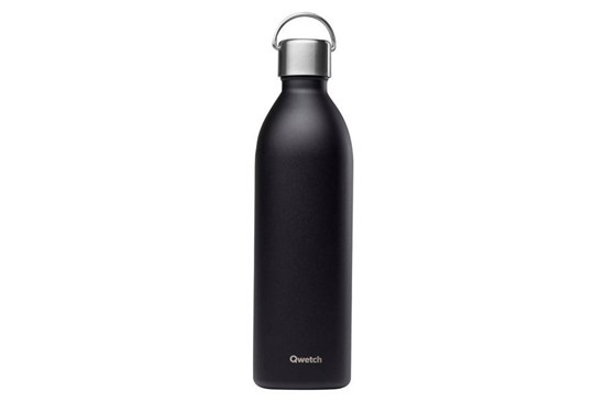 Termo fľaša Qwetch "Active" - 1000 ml - čierna