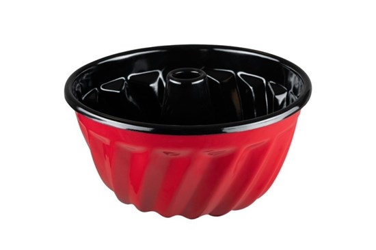 Smaltovaná forma na bábovku - 24 cm - pistáciová