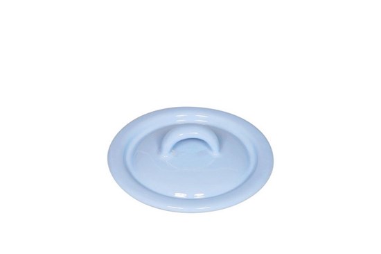 Smaltovaná pokrievka - 9cm - modrá