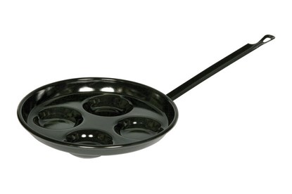 Obrázok pre výrobcu Smaltovaná panvica na volské oko - 26 cm - čierna