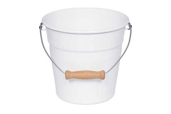 Smaltované univerzálne vedierko - 1,8l - biele