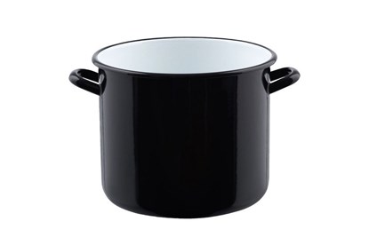 Obrázok pre výrobcu Smaltovaný vysoký hrniec - 12l - čierny
