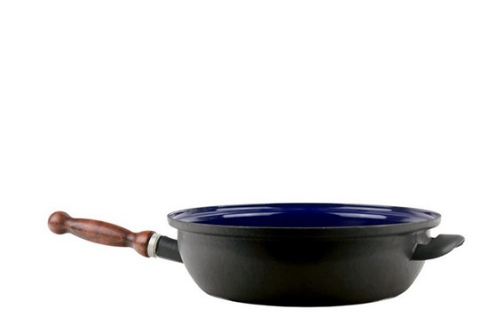 Smaltovaná panvica Belis s odnímateľnou rúčkou - 26 cm