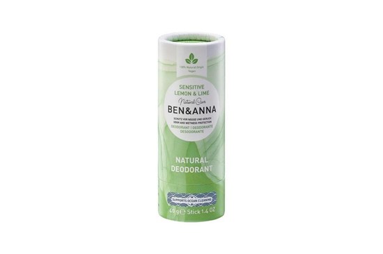 Prírodný dezodorant bez sódy BEN and ANNA - citrón a limetka - 40 g