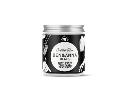 Obrázok pre výrobcu Prírodná zubná pasta BEN&ANNA v skle 100 ml - čierna