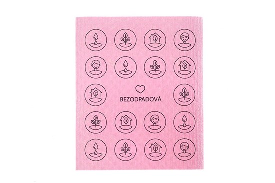 Bezodpadová hubka ružová
