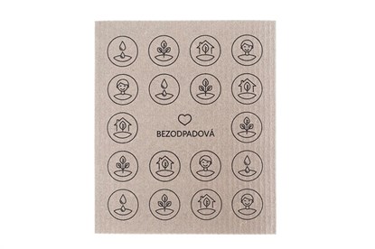 Obrázok pre výrobcu Bezodpadová hubka sivá