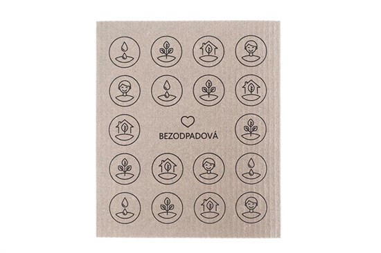 Bezodpadová hubka sivá