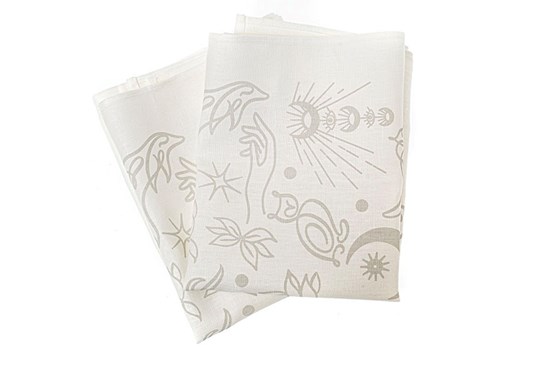 Utierka Natasha - biela - 2ks