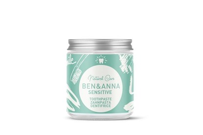 Obrázok pre výrobcu Prírodná zubná pasta BEN&ANNA v skle 100 ml - sensitive