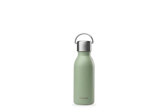 Termo fľaša Qwetch "Active" - 350 ml - bledozelená