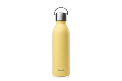 Obrázok pre výrobcu Termo fľaša Qwetch "Active" - 600 ml - pastelová žltá